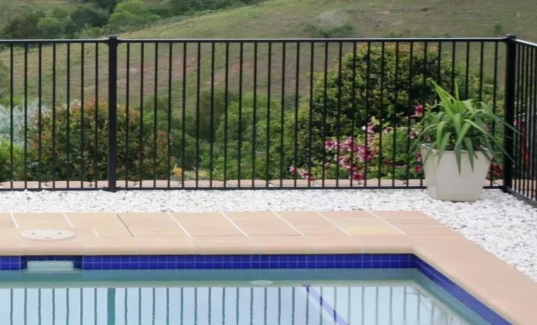 how to paint a metal pool fence