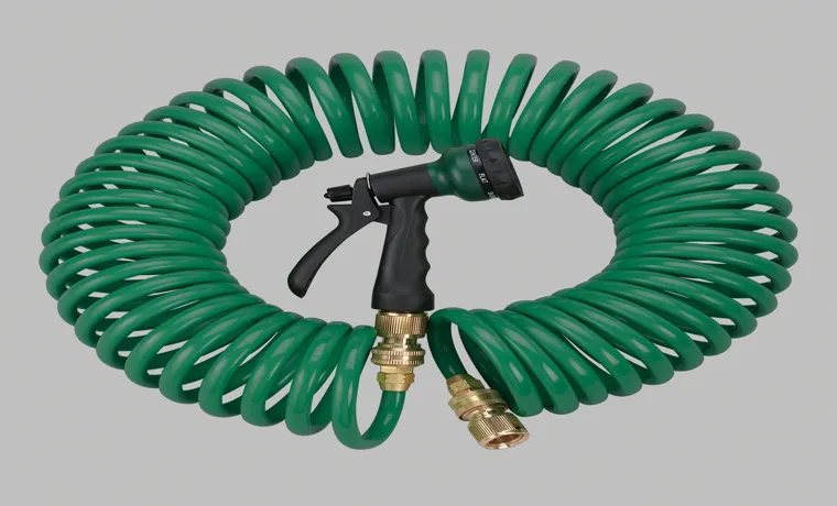 how to properly coil garden hose