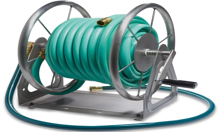 how to put a garden hose on a reel