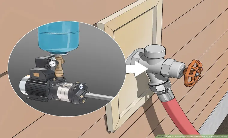 how to reduce water pressure on garden hose