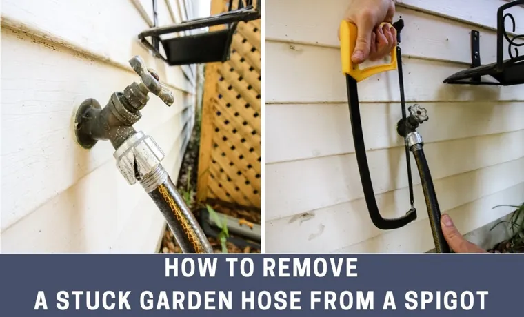how to remove garden hose
