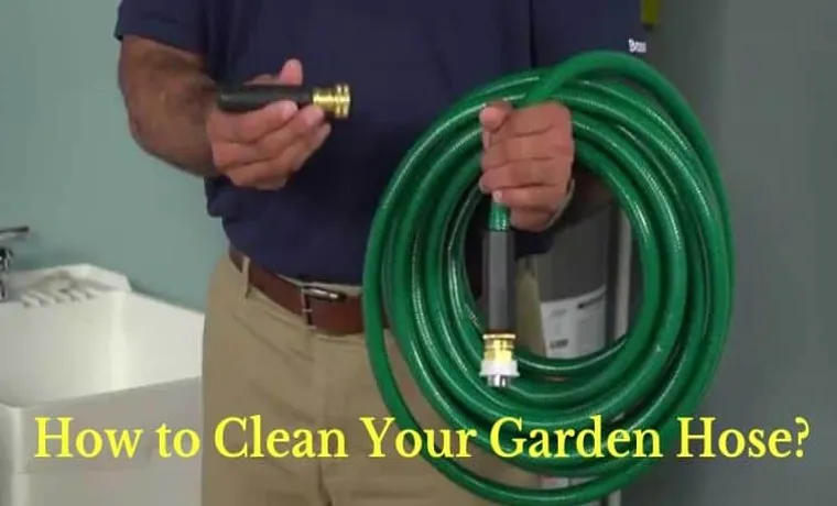 how to remove mold from garden hose