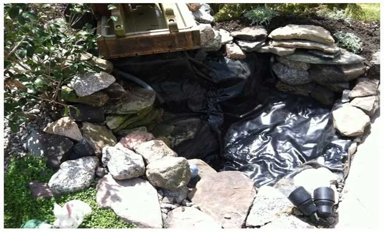 how to repair a fish pond liner