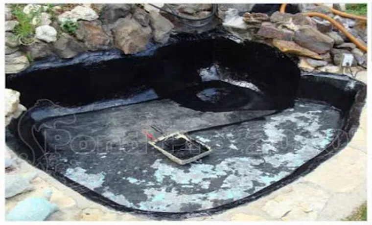 how to repair large hole in pond liner