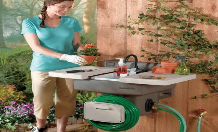 how to run a garden hose from kitchen sink