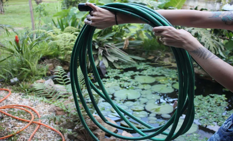 how to sanitize a garden hose