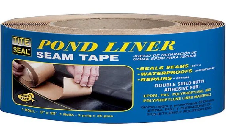 how to seal pond liner seams