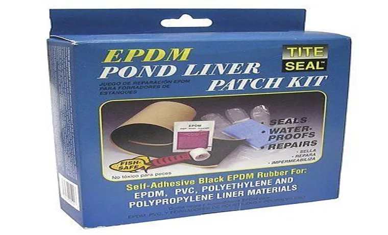 how to seal pond liner