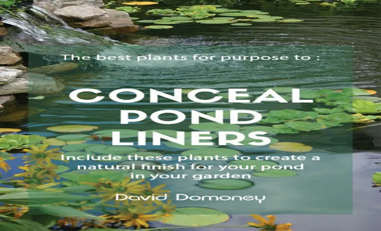 how to secure pond liner edges