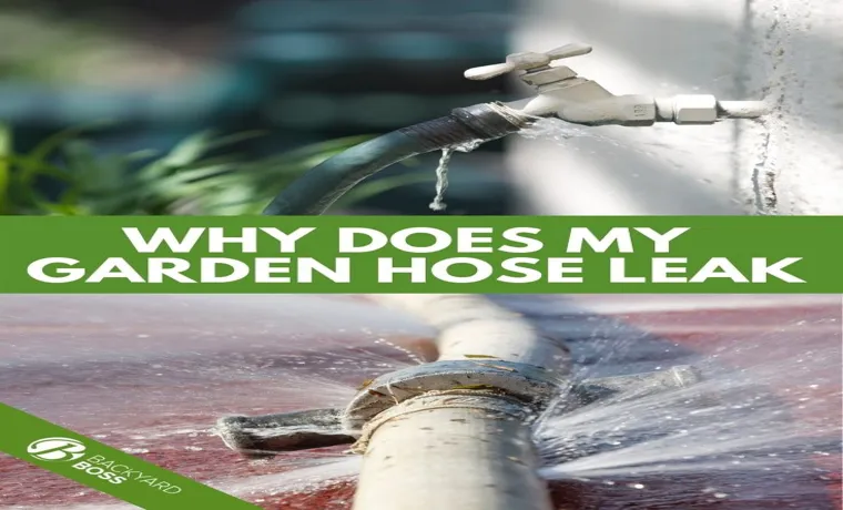 how to stop leaking garden hose