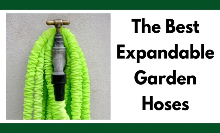 how to store expandable garden hose