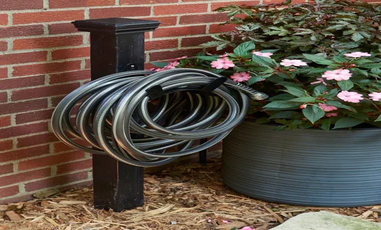 how to store flexible garden hose