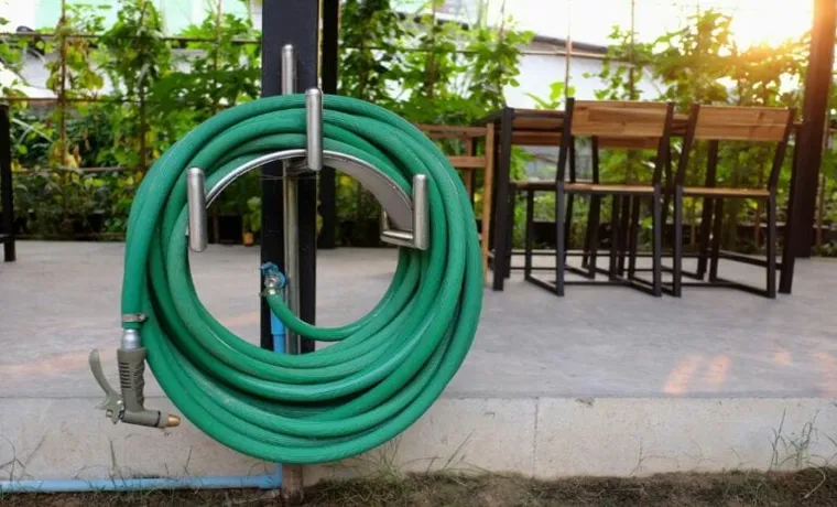 how to store your garden hose