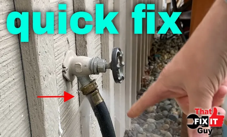 how to tighten garden hose