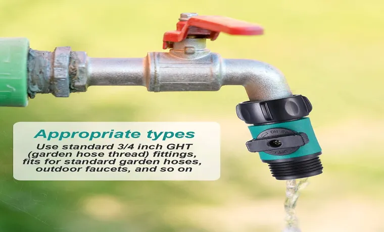 how to turn off garden hose valve