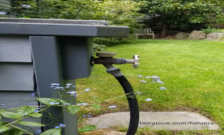 how to unscrew a garden hose