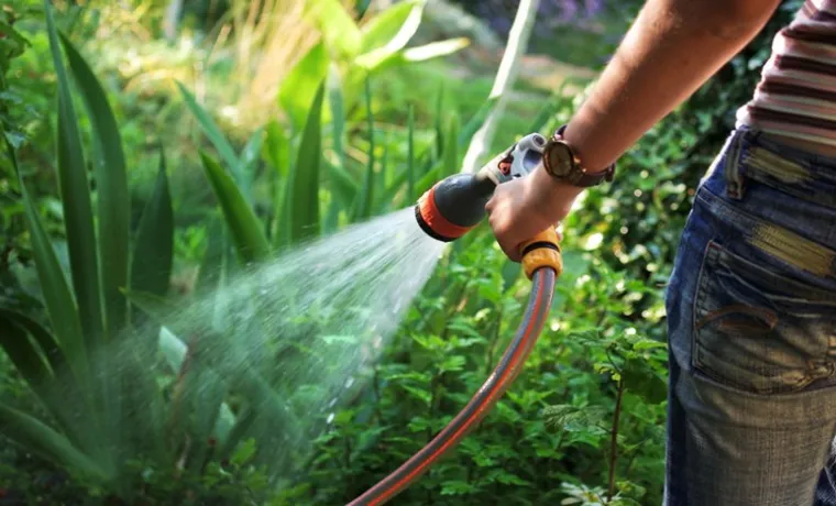 how to use a garden hose pot