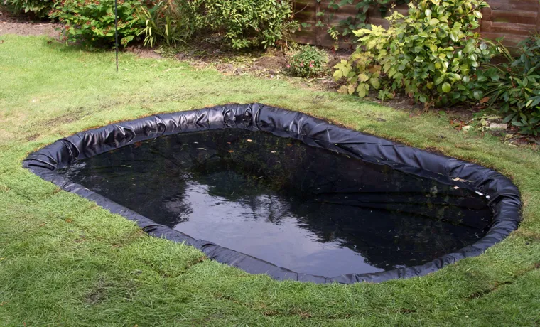 how to use a pond liner