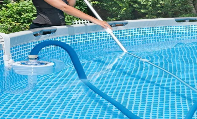 how to use intex pool vacuum with garden hose