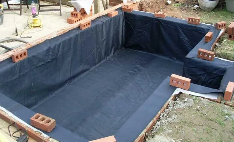 how to weld pond liner