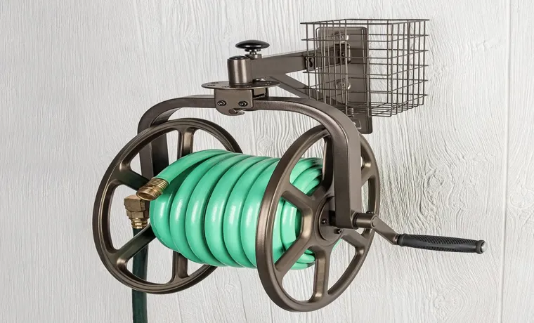 how to wind a garden hose onto a reel