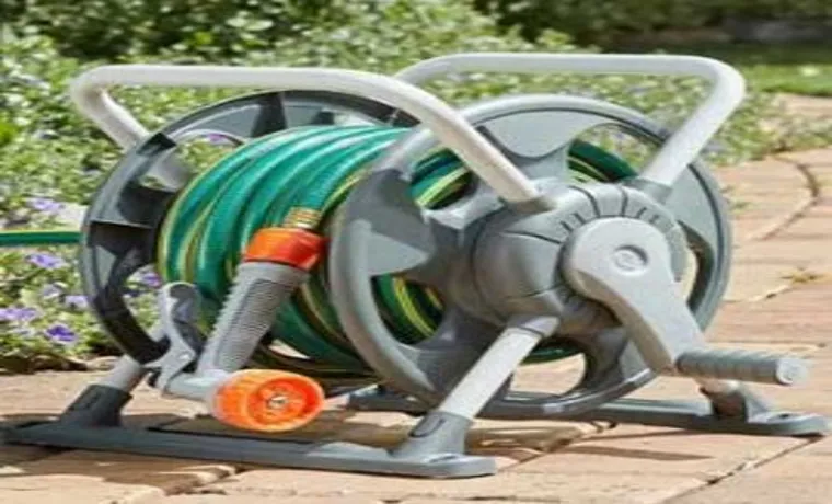 how to wrap a garden hose on a reel