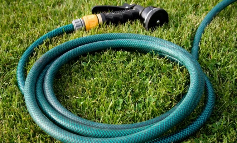 is it ok to leave garden hose outside in winter