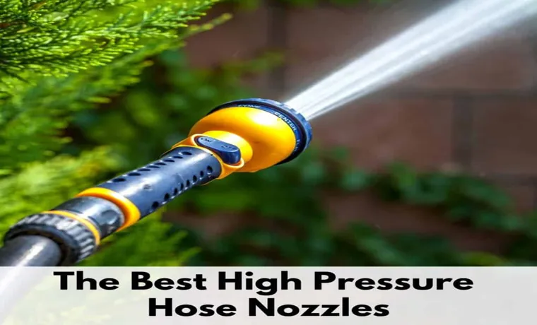 what garden hose to use with pressure washer