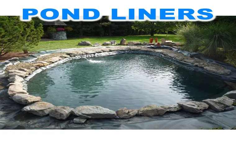 what is the powder on my pond liner