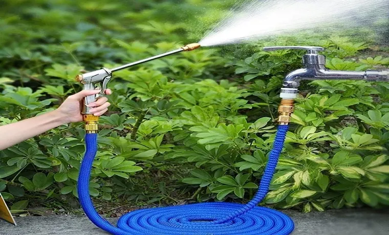 what size garden hose to use with pressure washer