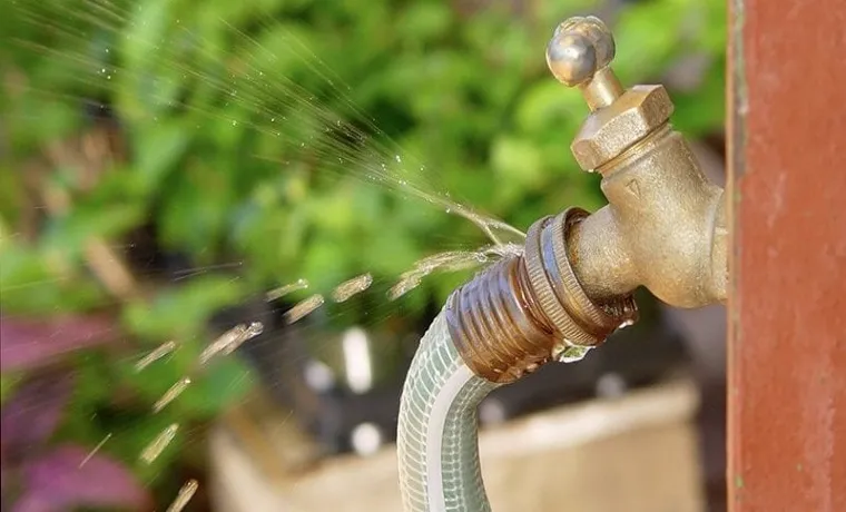 why does my garden hose always leak