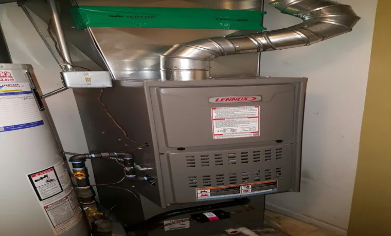 a water heater or furnace installed in a garage