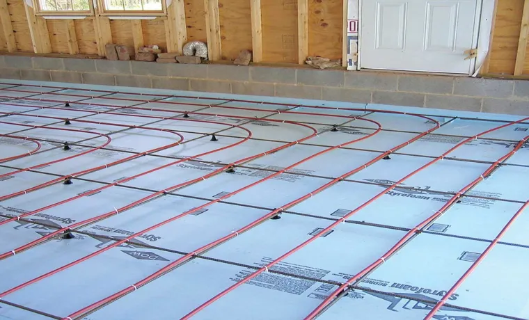 are garage coatings safe for heated garage floors