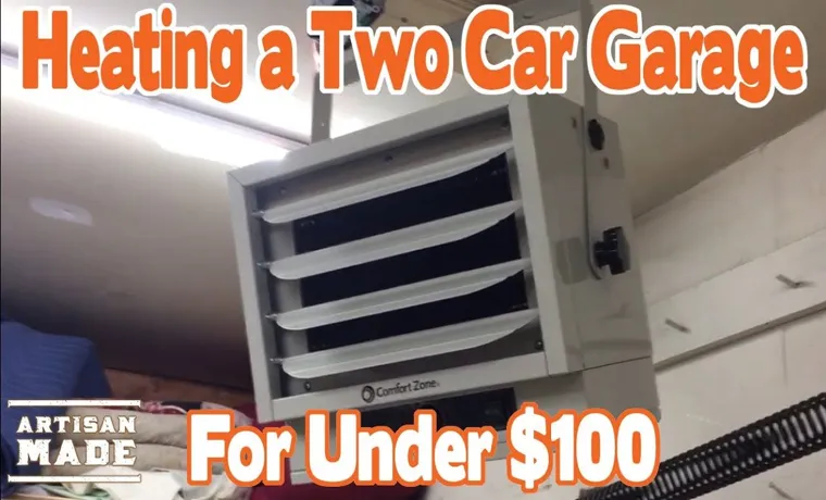 can central air heat the garage