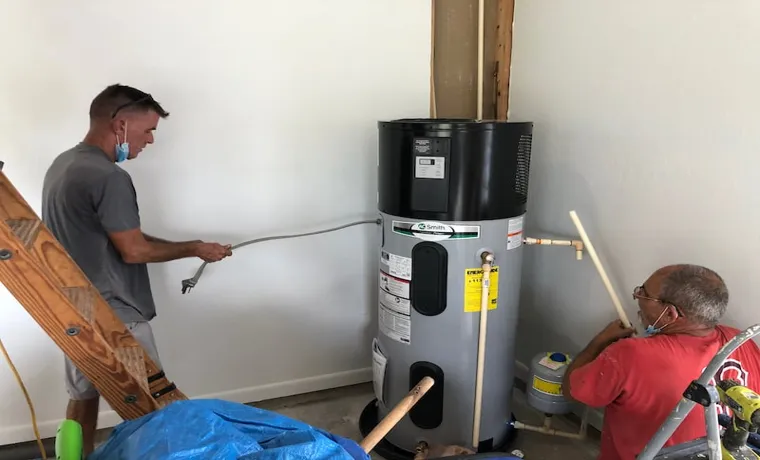 can heat pump water heater be kept in garage