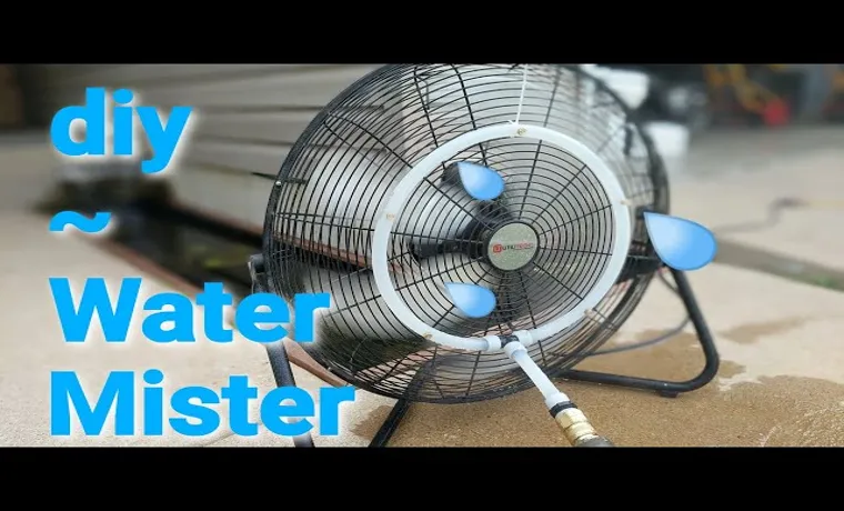 how much do water misters cost