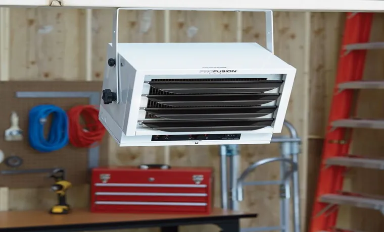 how to hang a garage heater